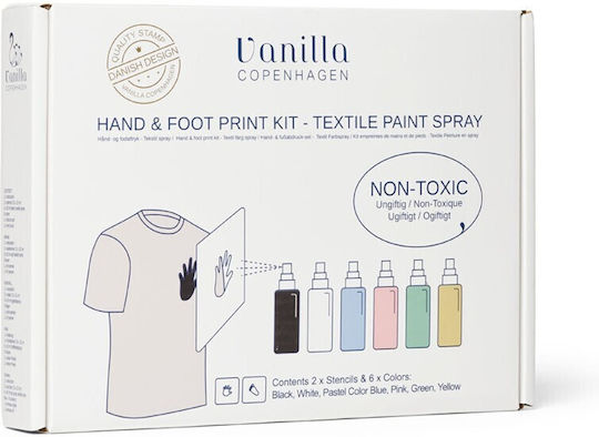 Vanilla Copenhagen Vopsea Spray Pentru Material Textil Mâini și Picioare Memo1325 Jucării