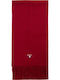 Lambswool Men's Scarf Red