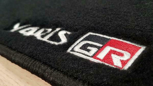 Toyota Γνήσιο Σετ 4 Πατάκια Textile Pa 800gr Gazoo Racing Yaris Hybrid 17'-19' Οδηγού Συνοδηγού 2 Πίσω