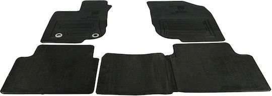 Toyota Genuine Rubber Car Mats Set Hilux Double Cab Heat Conductor 11'-14' Driver Passenger 2 Rear