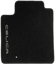 Toyota Genuine 4 Fabric Velour Black Car Mats Set Celica 2002 830g Driver Passenger 2 Rear Toyota Genuine 4 Fabric Velour Black Car Mats Set Celica 2002 830g Driver Passenger 2 Rear