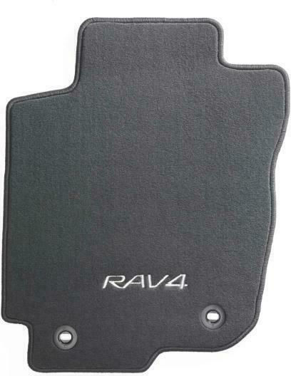 Toyota Genuine Fabric Car Mats Full Set Toyota RAV4 13'-17' Includes 2 Front 2 Rear Anthracite Car Mats