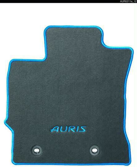 Toyota Γνήσια Υφασμάτινα Πατάκια Μοκέτες Σετ Auris 2012-2018 830g Οδηγού Συνοδηγού 2 Πίσω