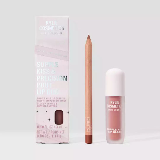 Kylie Cosmetics Supple Kiss Σετ Μακιγιάζ για τα Χείλη 2τμχ
