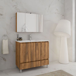 Drop Delta Countertop with Sink & Mirror L100xW...