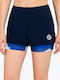 Women's Tennis Shorts Bidi Badu Chidera Tech 2 In 1 Blue Rose
