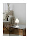 Trio Lighting Metal Table Lamp LED with White Shade and Base