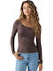Fimelle Women's Long Sleeve T-Shirt Coffee