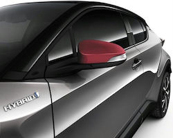 Toyota Genuine 2 Pieces Decorative Mirror Covers Color Red Ch-r 16'-22'