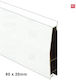 Kabelkanal Sovantepi Weiß 85x20mm Blech 2m