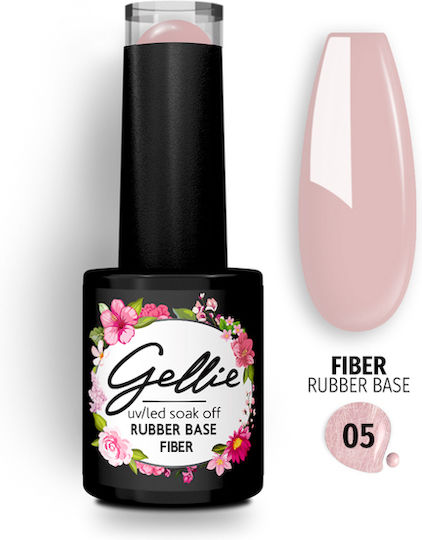 Gellie Base Coat for Semi-Permanent Nail Polish Rubber 10ml