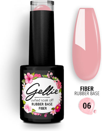 Gellie Base Coat for Semi-Permanent Nail Polish Rubber 10ml
