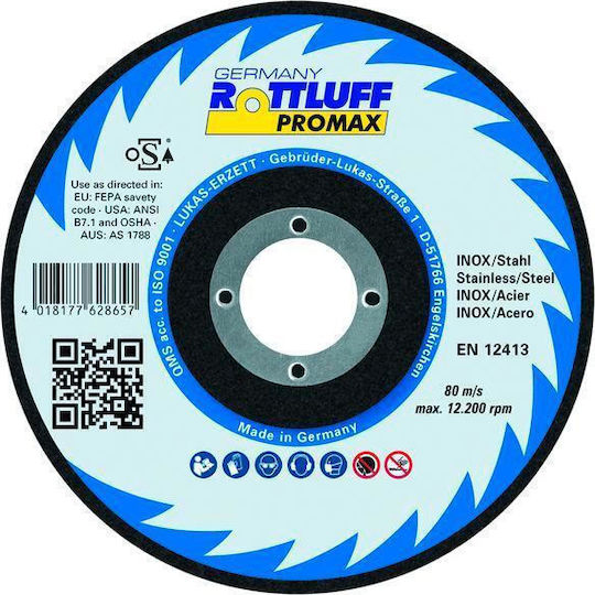 ROTTLUFF Disc de tăiere Metalic 230mm