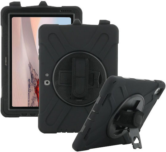 Mobilis All In Back Cover Ανθεκτική Μαύρη (Surface Go 4, Go 3, Go 2, Go 1)