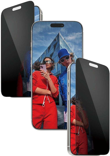 Panzerglass Folie de Protecție Privacy cu Vizibilitate din 2 Direcții pentru iPhone 17 Pro Max Ultra-wide Fit cu Easyaligner