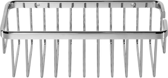 Tesa An der Wand montiert Badezimmerregal Metallisch