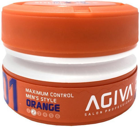 Agiva Восък За Коса За Стилизиране Aqua Wax Strong 01 Оранжев