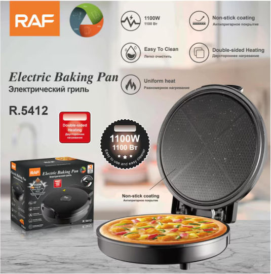 Pizzabäcker 1100W Schwarzer