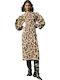 Midi Knitted Brown Dress