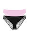 Γυναικεία Slip 2Pack Black/pink