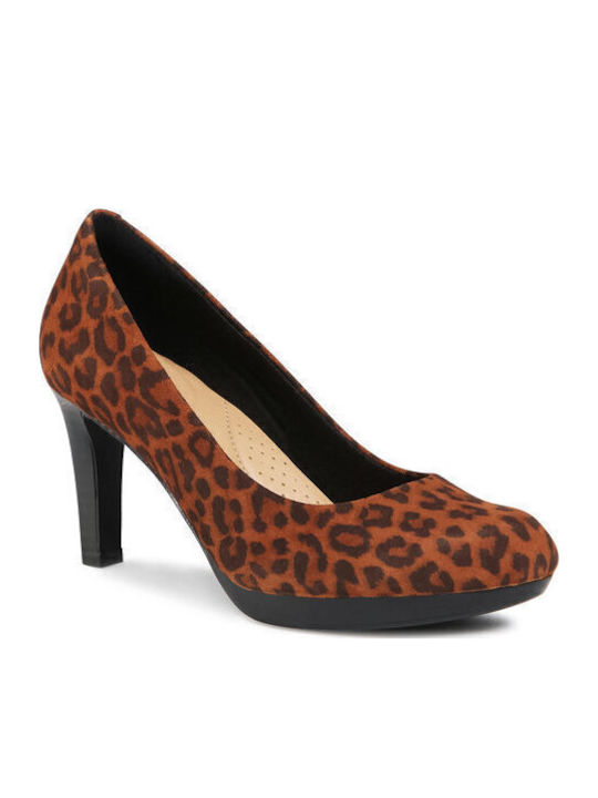 Multicolour Heels Animal Print Adriel Viola
