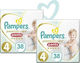 Pampers Πάνες Βρακάκι Premium Care Pants 1+1 No. 4 για 9-15kg 38τμχ