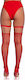 Dual Strap Ζαρτίερα Thigh High Καλτσα