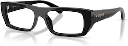Vogue Damen Acetat Brillengestell Schwarz VO566...