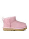 Classic Ultra Mini Ghete Copii din Suede cu Fermuar Roz