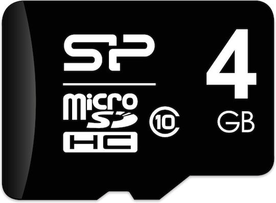 Silicon Power 4GB Class 10 με αντάπτορα