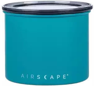 Airscape Vase Coffee with Airtight Lid Metallic Blue 850ml