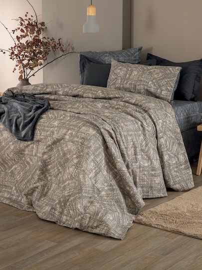 Palamaiki Beauty Σετ Υπέρδιπλο 4τμχ 170x200+32εκ. με Λάστιχο