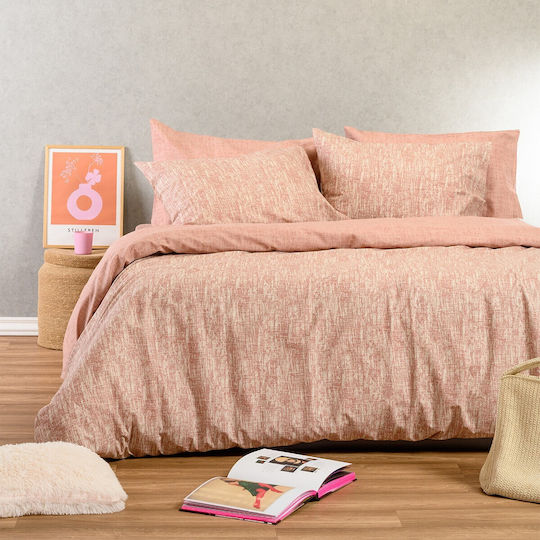 Melinen Milan Σετ Μονό 3τμχ 170x270εκ. Rose