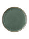 Bitz Farfurie Deșert Ceramică Verde cu Diametru 17cm