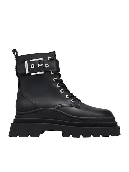 Ghete De Piele Dama Negre