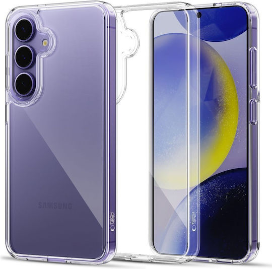 Tech-Protect Flexair Hybrid Back Cover Silicone / Plastic Transparent (Galaxy S25 FE)