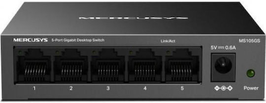 Mercusys MS108GS-M2 Unverwaltet L2 Switch mit 8 Ports Gigabit (1Gbps) Ethernet