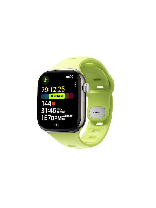 Nomad Tempo Strap Compatible Apple Watch 41/42mm Lime