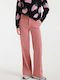 Damen Stoff Hose Pink