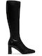 Medium Heel Women's Boots Holly Black