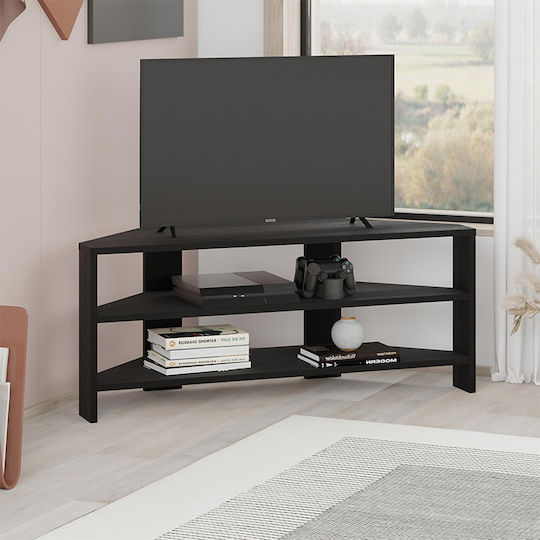 Thales Γωνιακό Επιδαπέδιο Black Wood 110x36x45εκ. Thales Γωνιακό Επιδαπέδιο Black Wood 110x36x45εκ.