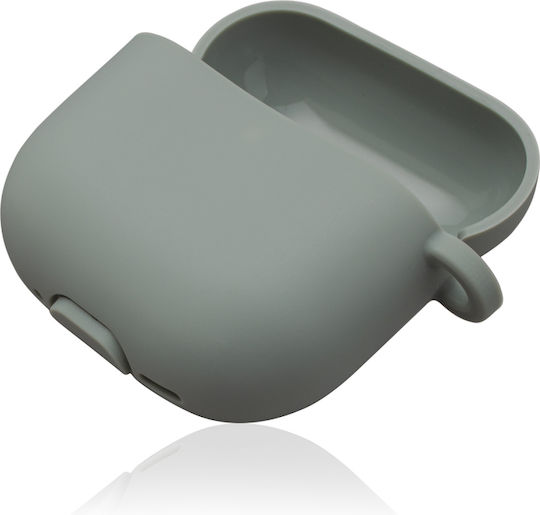 Naxius Case Case Silicone in Gray color for Apple AirPods 4