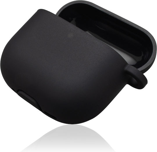 Naxius Case Case Silicone in Black color for Apple AirPods 4
