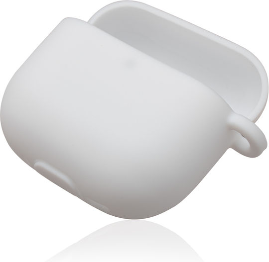 Naxius Case Hülle Silikon in Weiß Farbe für Apple AirPods 4