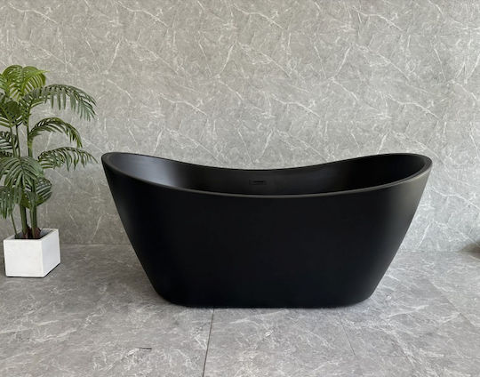 Inter Ceramic Acrylic Freestanding Bathtub 170x81cm