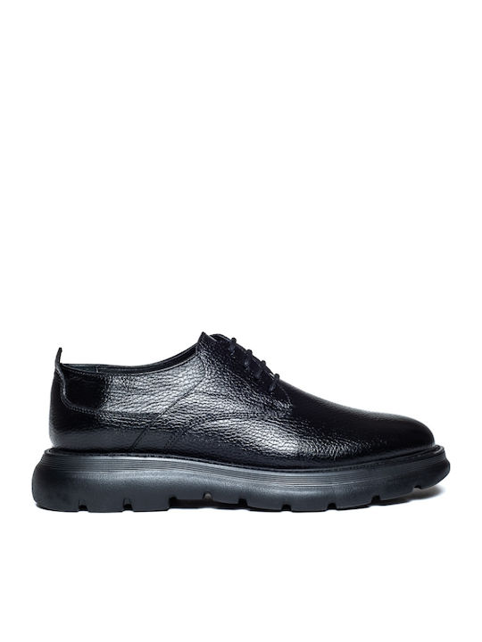 Men's Leather Casual Shoes Black