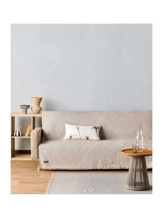 Kentia Mick Ριχτάρι Πολυθρόνας Chenille 170x180εκ. Εκρού 000079807