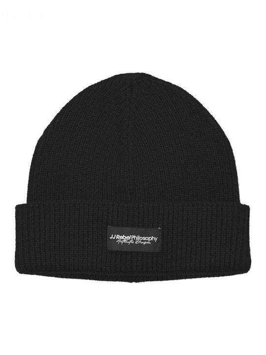 Beanie Masculin Căciulă Tricotat în culoarea Negru