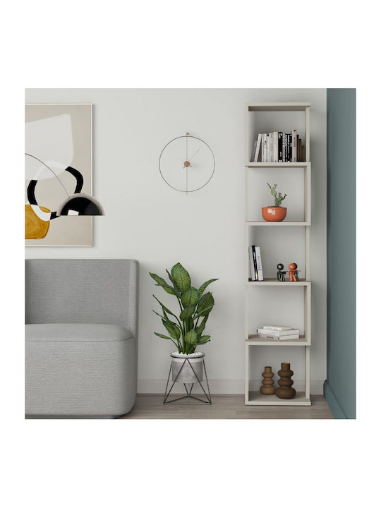 Bookcase Piri Sandstone 35x30x161cm