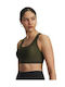 Crossback Mid Bra Women's Bra with Removable Padding Olive